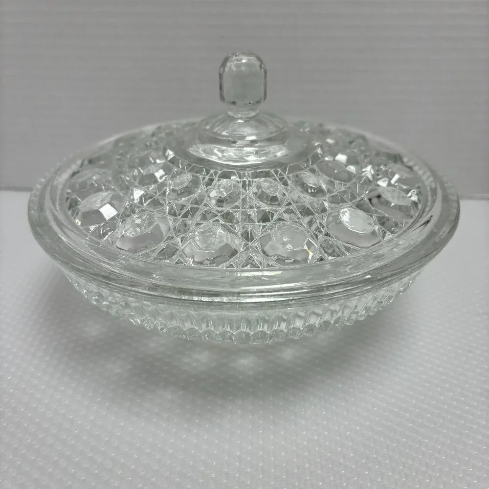 Indiana Glass Windsor Clear Glass 7-1/2